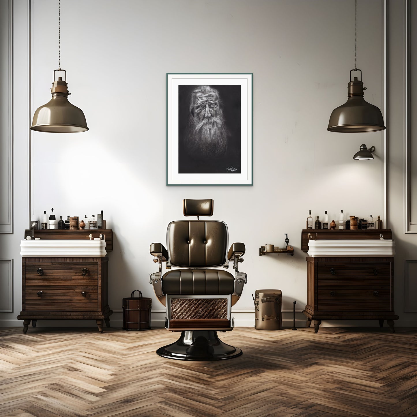 Silvered Soul - Portrait Print