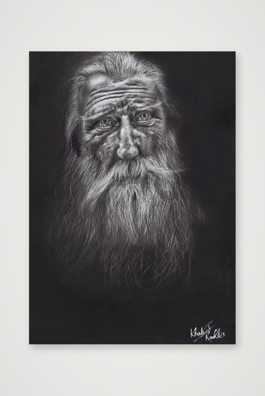 Silvered Soul — A3 (30×42cm, 12×17") Print only