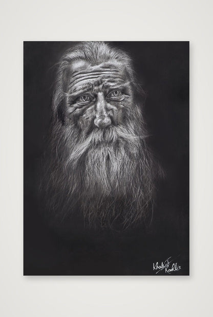 Silvered Soul — A3 (30×42cm, 12×17") Print only