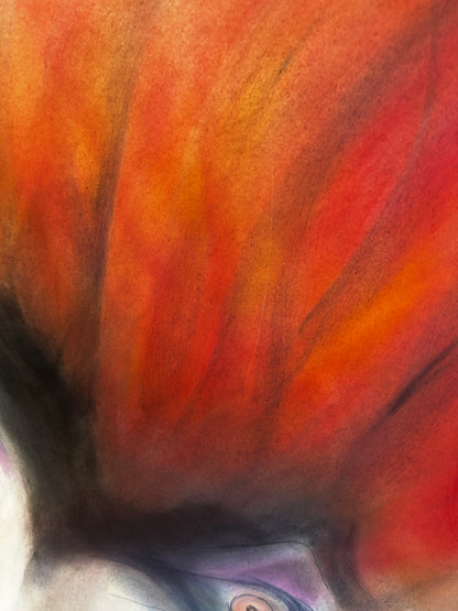 Untarnished Soul - Abstract Pastel Portrait