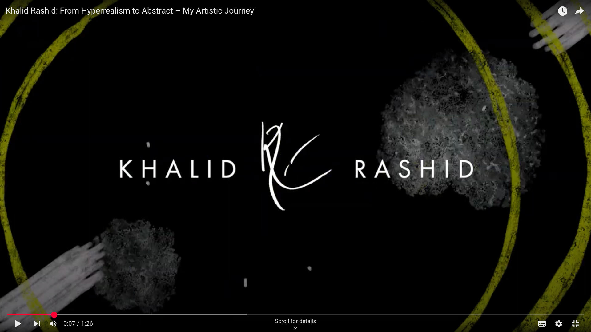 Load video: Khalid Rashid - My Artistic Journey