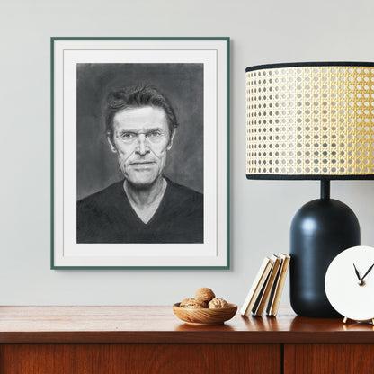 Avenge Me - Willem Dafoe Portrait Print
