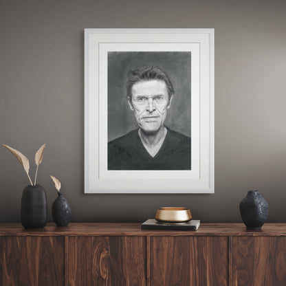 Avenge Me - Willem Dafoe Portrait Print